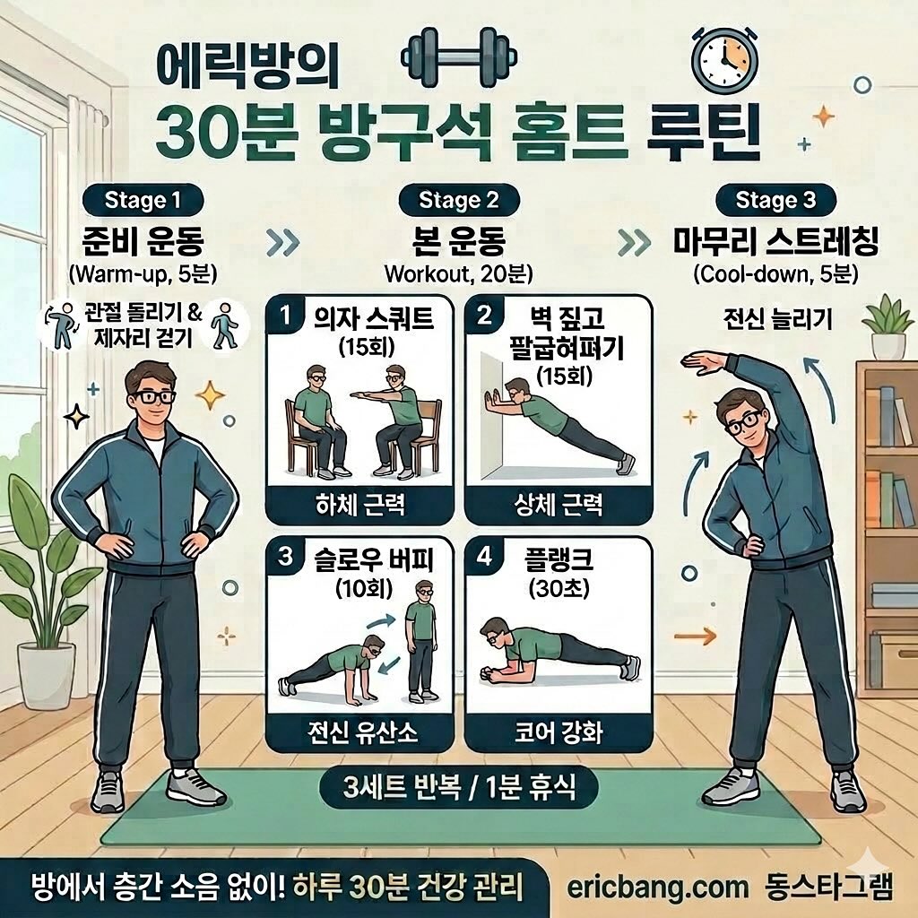 30분 전신 홈트레이닝 루틴